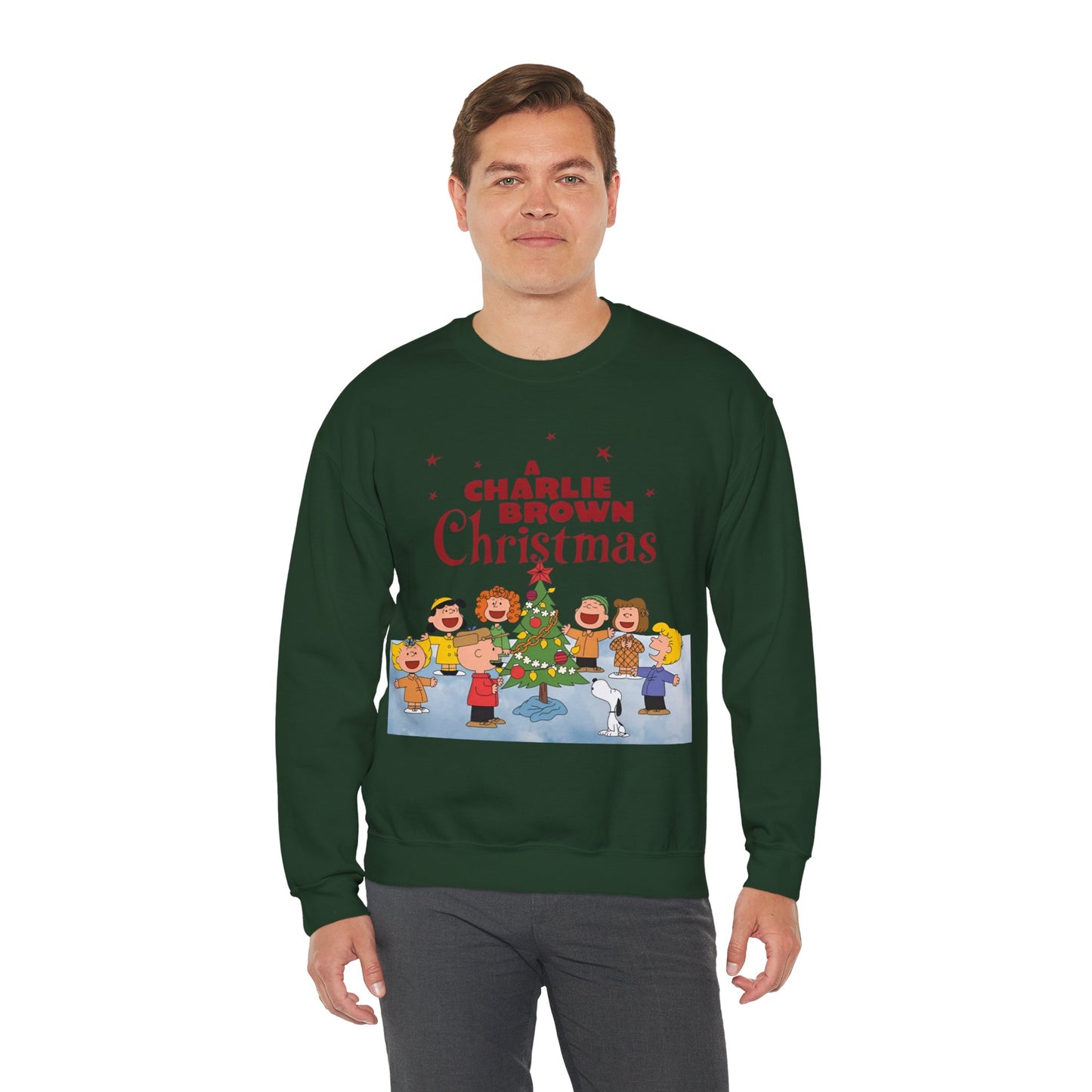 A Charlie Brown Christmas Crewneck Sweatshirt - Snoopy, Lucy, Linus, Sally, Schroeder