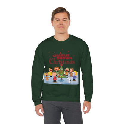 A Charlie Brown Christmas Crewneck Sweatshirt - Snoopy, Lucy, Linus, Sally, Schroeder