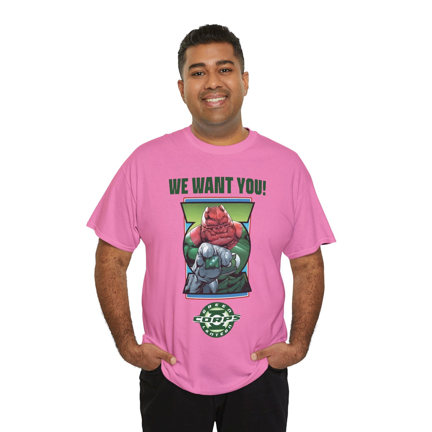Kilowog T-Shirt - Green Lantern Corps Recruitment Poster - "We Want You!" - DC Comics