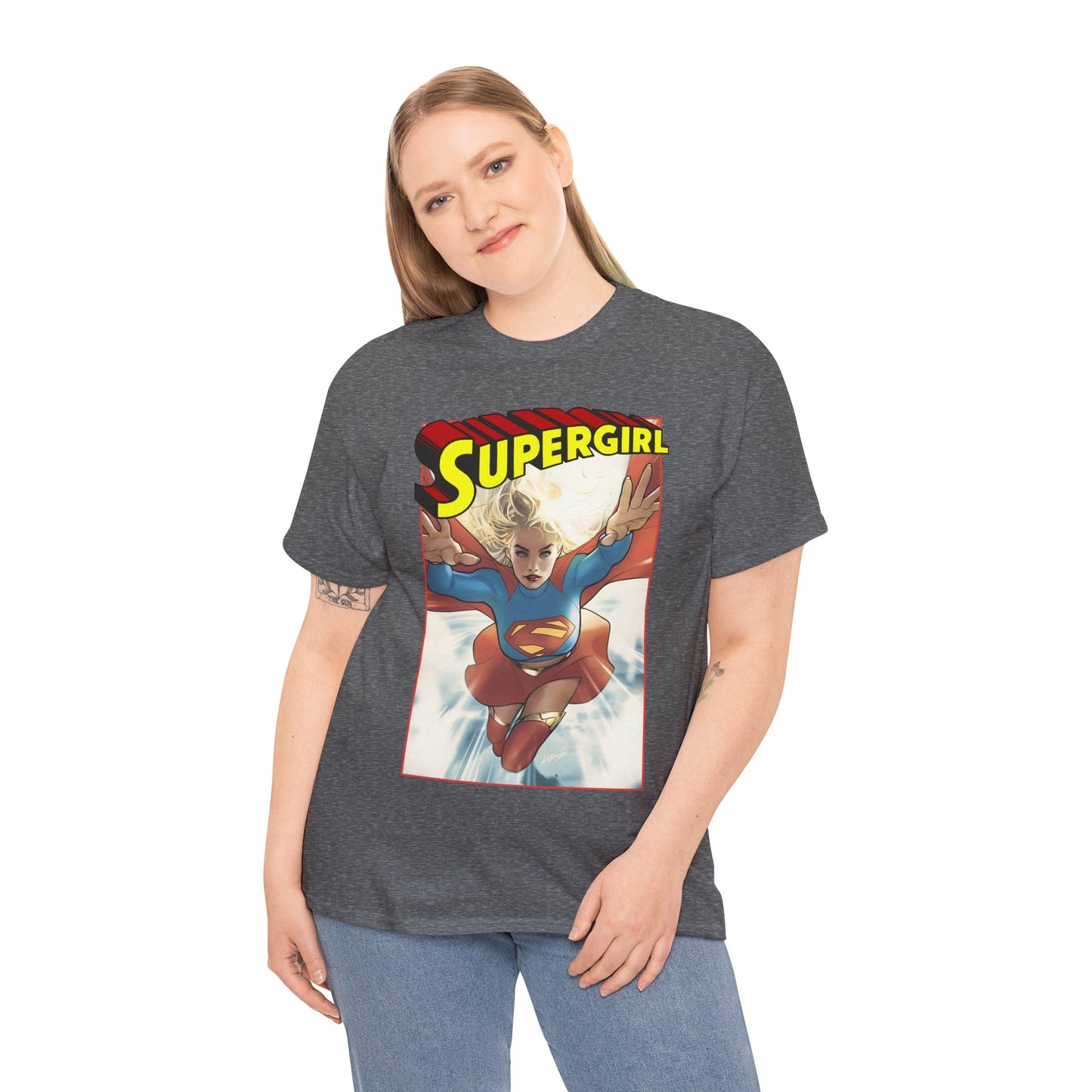 Supergirl T-Shirt - Pablo Villalobos Art - Kara Zor-El - Upcoming Summer 2026 Movie - DC Comics