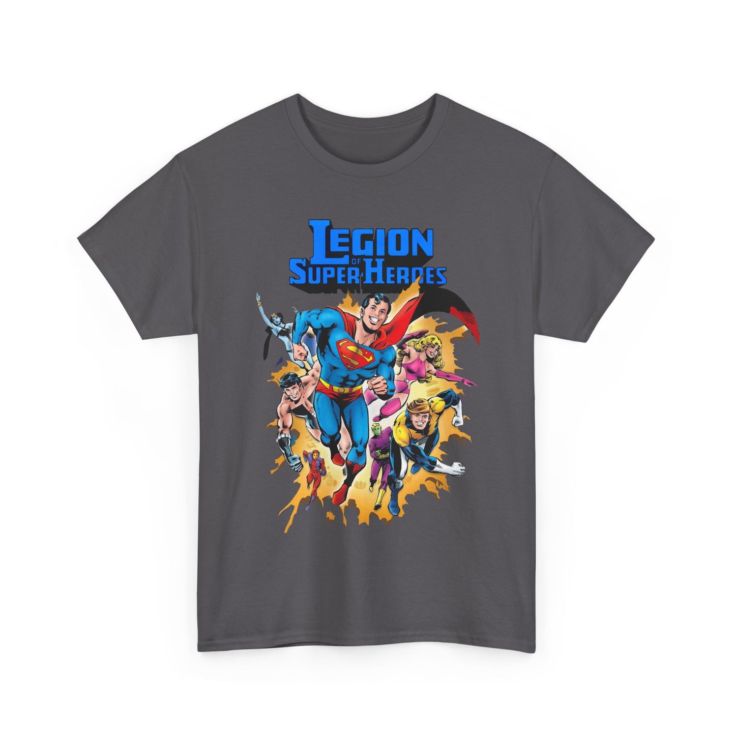 Superboy & Legion of Super-Heroes T-Shirt - Joe Staton Art - DC Comics