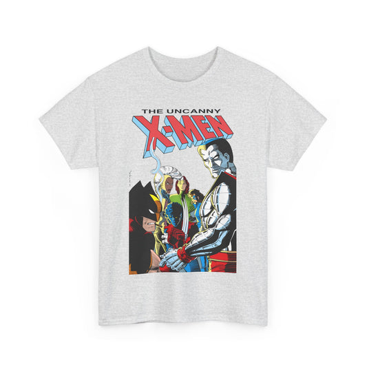 Uncanny X-Men T-Shirt - John Romita Jr Art - Storm, Wolverine, Rogue, Nightcrawler, Colossus, Shadowcat - Mutant Massacre - Marvel Comics