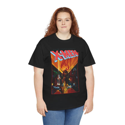 Uncanny X-Men T-Shirt - Bill Sienkiewicz Art - Phoenix, Cyclops, Colossus, Wolverine - Marvel Comics