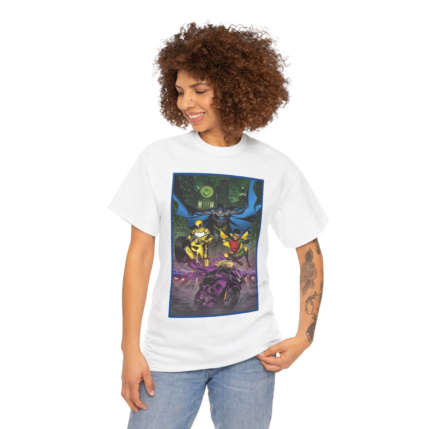 Batman, Robin, Spoiler, Signal T-Shirt - Ryan Sook Art - DC Comics