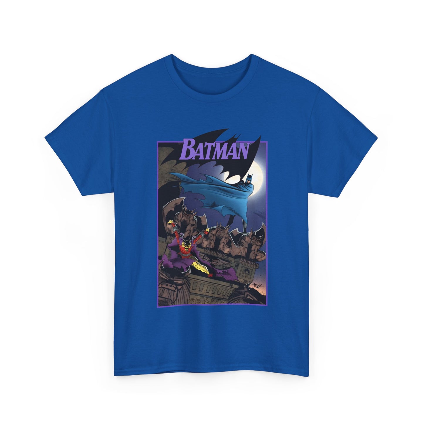 Batman T-Shirt - Norm Breyfogle Art - Etrigan, the Demon - Gotham City and Gargoyles - DC Comics