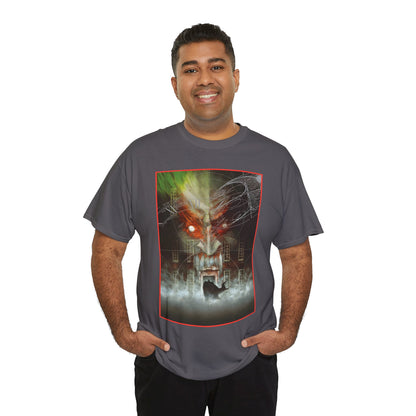 Batman: Arkham Asylum T-Shirt - Dave McKean Art - From the Grant Morrison Graphic Novel - DC Comics - Dark Knight Detective