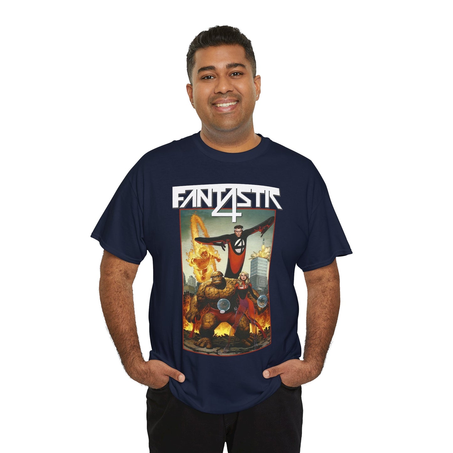 Fantastic Four T-Shirt - Arthur Adams Art - Marvel Comics