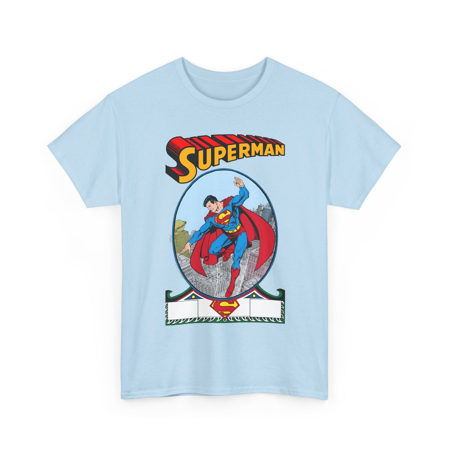 Superman T-Shirt - George Perez Art - #1 Homage Cover - Metropolis, Man of Steel, Daily Planet, Clark Kent - DC Comics