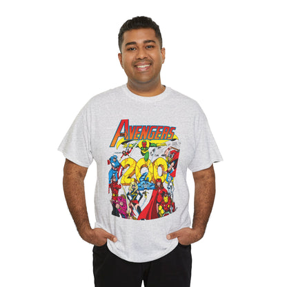 Avengers T-Shirt - George Perez Art - #200 Cover - Thor, Scarlet Witch, Iron Man, Vision, Hawkeye, Beast, Jocasta, Wasp, Captain America, Wonder Man