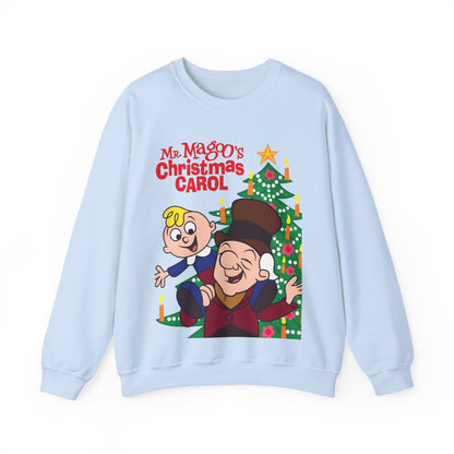 Mr. Magoo's Christmas Carol Crewneck Sweatshirt - UPA 1960s TV Holiday Special