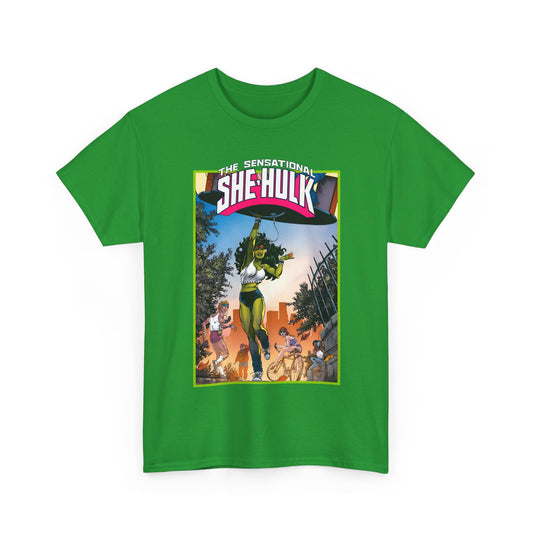 Sensational She-Hulk T-Shirt -John Byrne Poster Art - Jennifer Walters, Hulk's Cousin - Marvel Comics