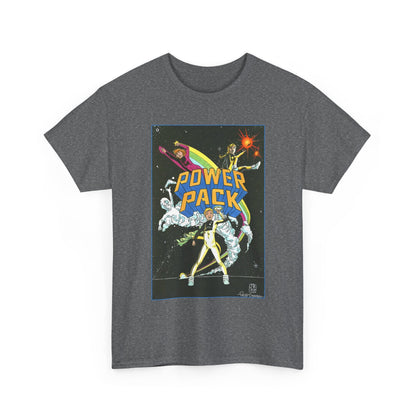Power Pack T-Shirt - June Brigman, Roy Richardson, Bob Share Art - Ad Recreation - Marvel Comics