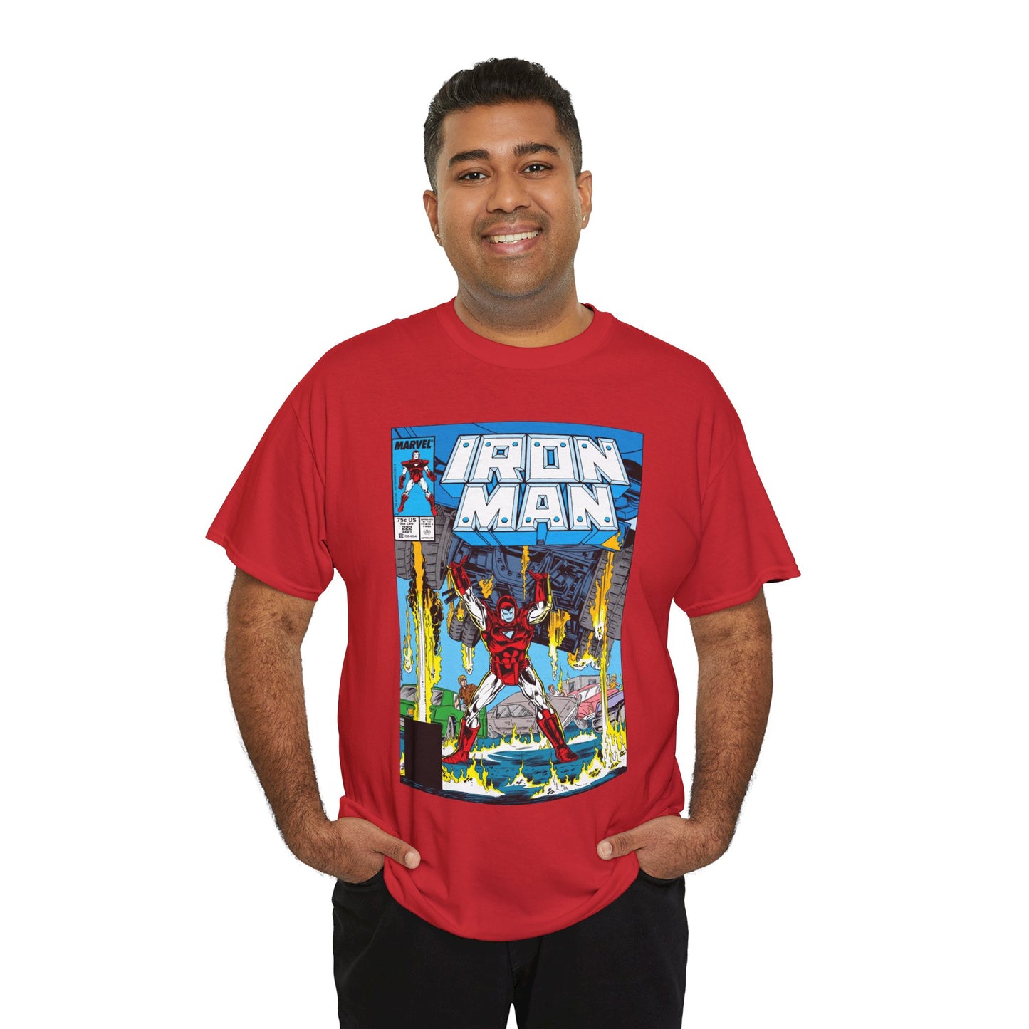 Iron Man #222 T-Shirt - Mark Bright Art - Marvel Comics