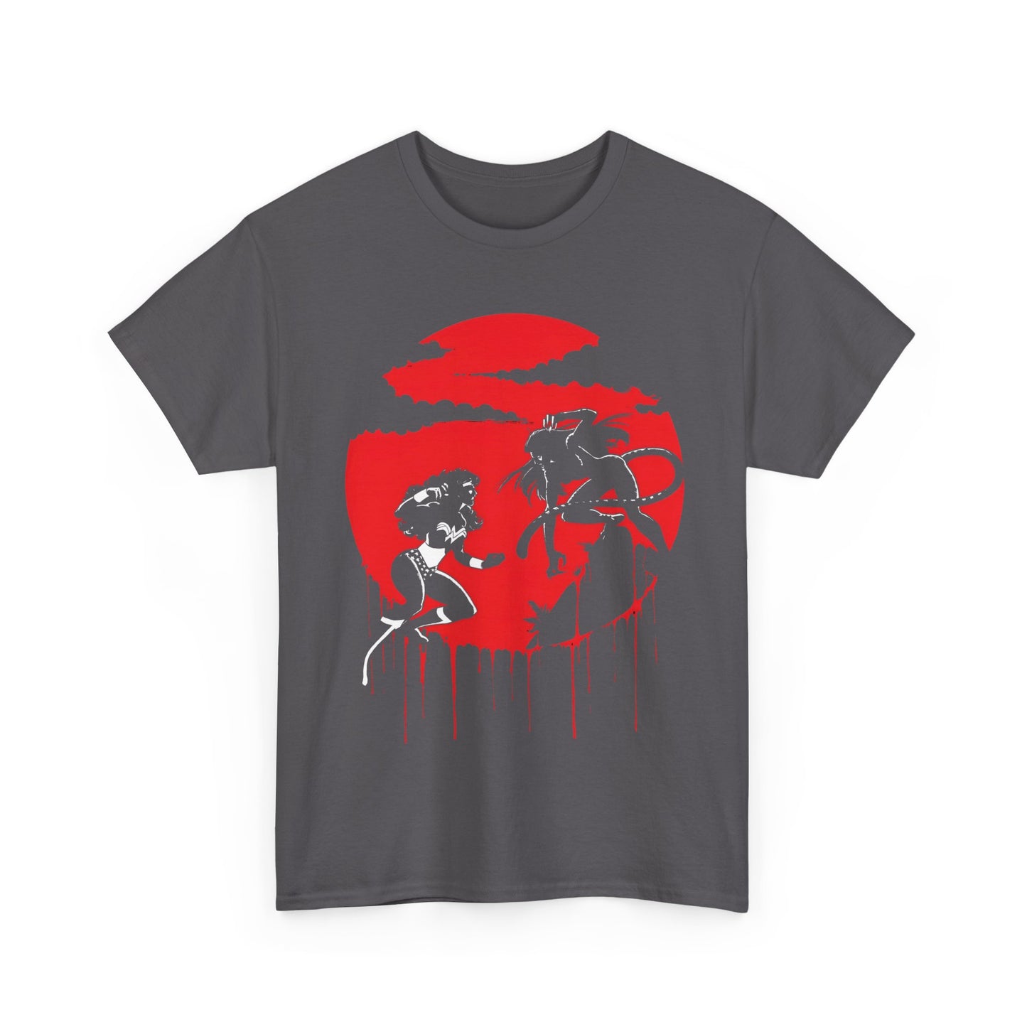 Wonder Woman Vs Cheetah T-Shirt - George Perez Art - Ultimate Blood Battle - DC Comics