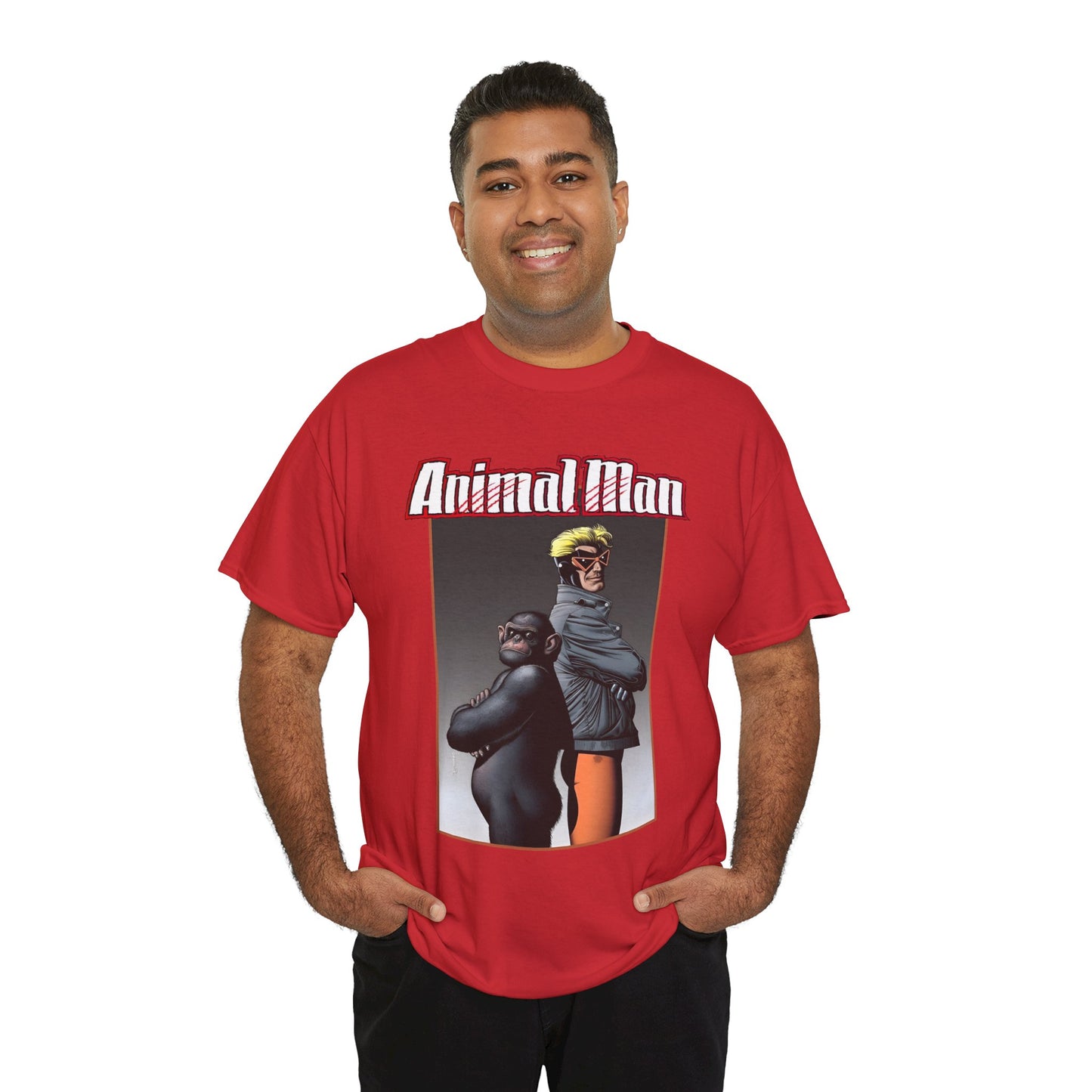 Animal Man T-Shirt - Brian Bolland Art - Buddy Baker - Grant Morrison Series - Vertigo Comics/DC Comics