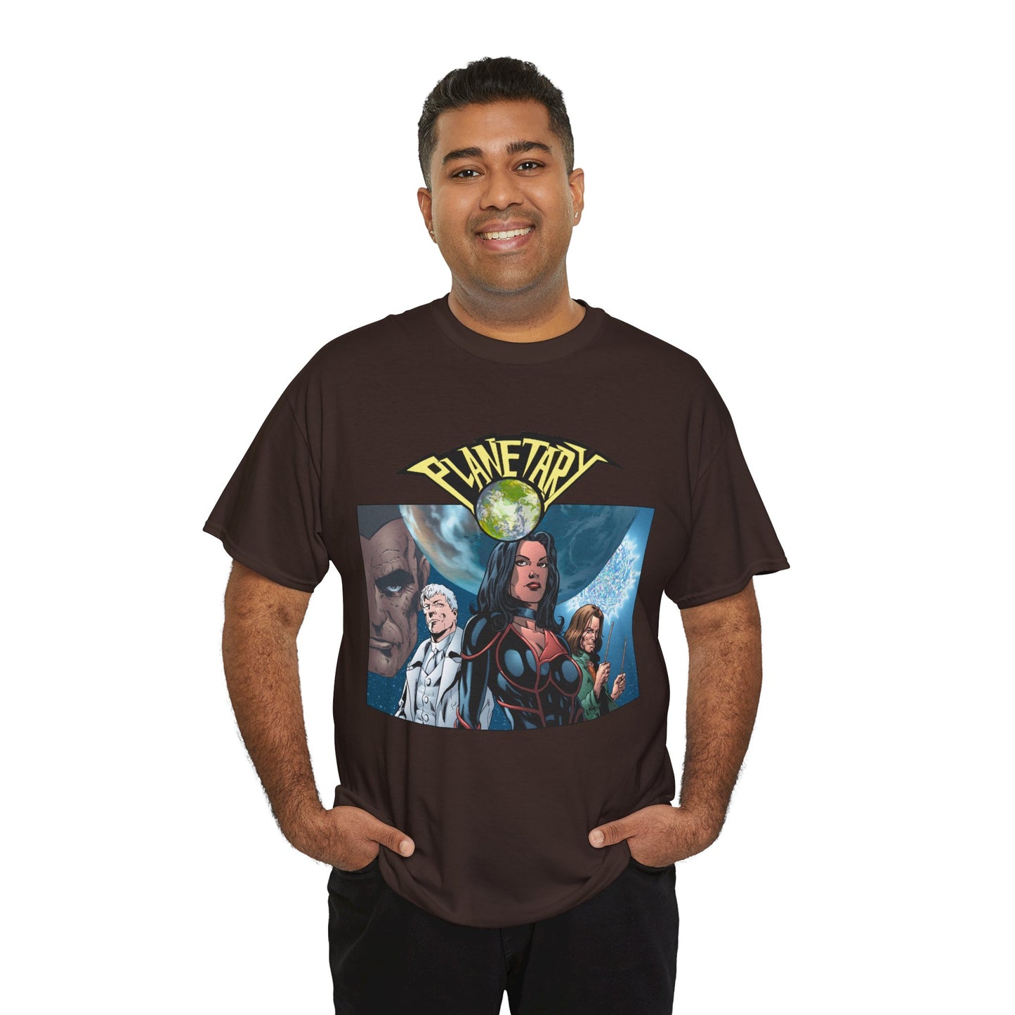Planetary T-Shirt - Phil Jimenez Art - The Drummer, Jakita Wagner & Elijah Snow - DC Comics/Wildstorm - Ellis Story
