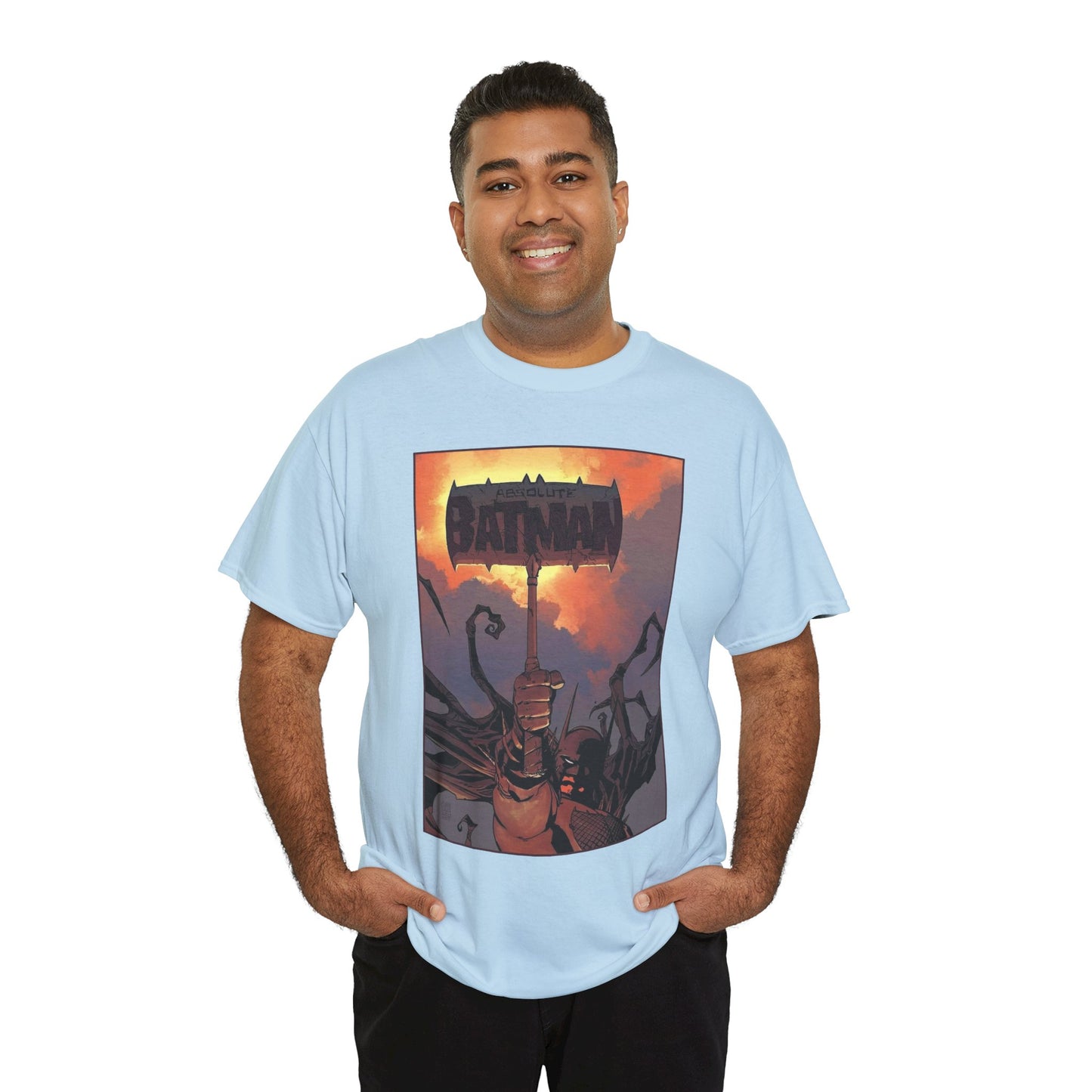 Absolute Batman T-Shirt - Giussepe Camuncoli Art - Raising the Hammer - Gotham Hero - DC Comics All-In