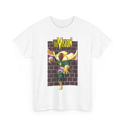 Vision T-Shirt - George Perez Art - Avengers Member - Scarlet Witch Husband - Android - Marvel Comics