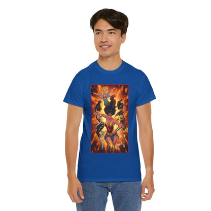 Wonder Woman & the Wonder Girls T-Shirt - David Nakayama Art - Donna Troy, Cassie Sandsmark, Yara Flor - #17 Variant Cover Art - DC Comics