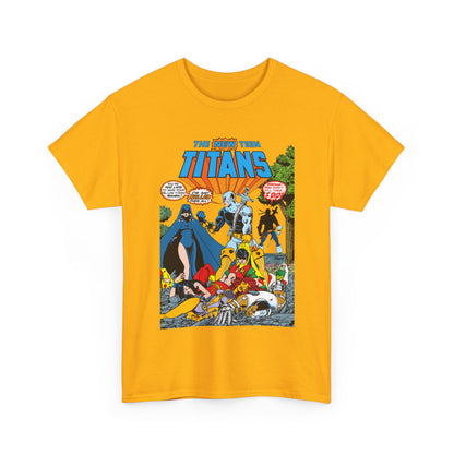 New Teen Titans T-Shirt - George Perez Art - #2 Cover Art - Deathstroke & Ravager - DC Comics