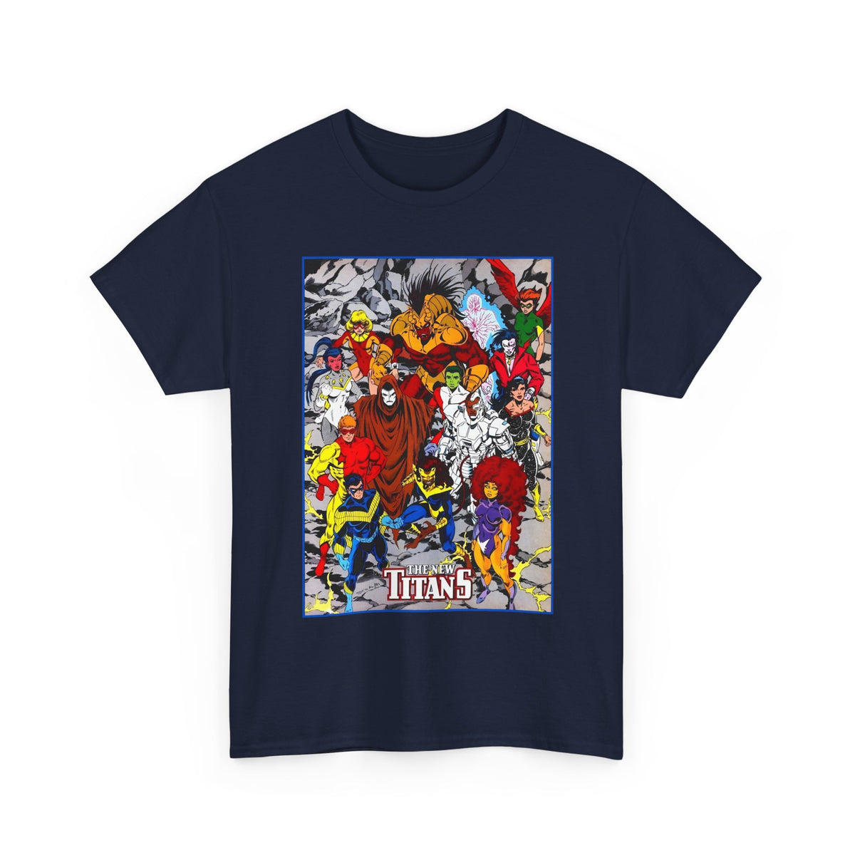 New Titans T-Shirt - Tom Grummett Art - Nightwing, Pantha, Phantasm, Wildebeest, Red Star, Troia - DC Comics