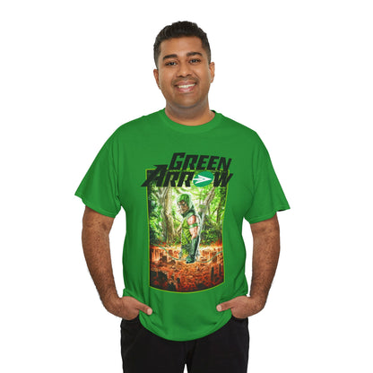 Green Arrow T-Shirt - Mauro Cascioli Art - Brightest Night Cover - Emerald Archer - DC Comics