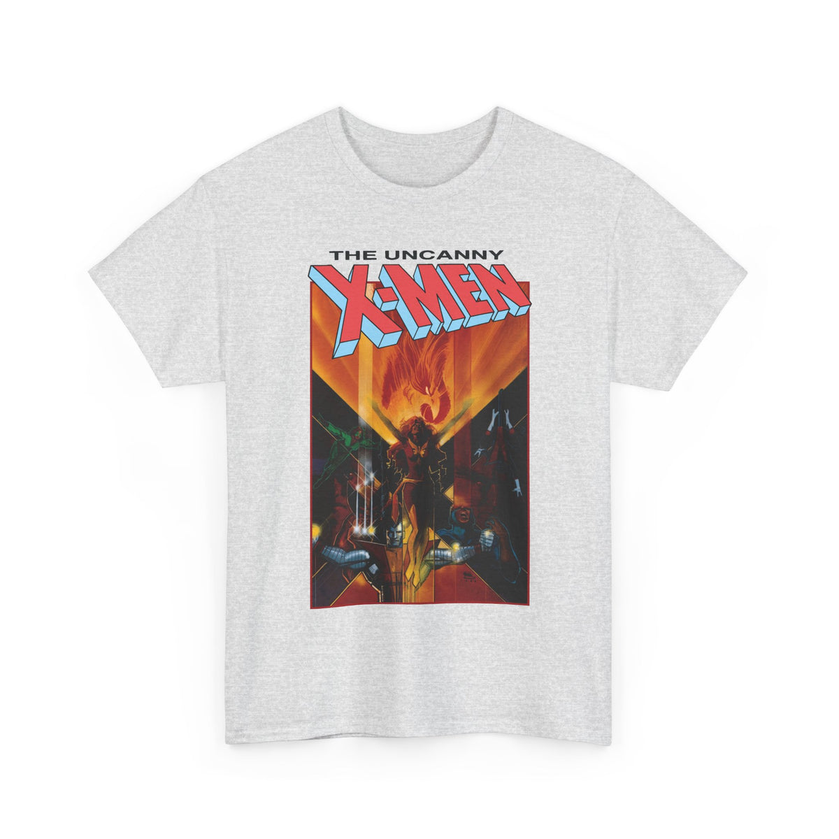 Uncanny X-Men T-Shirt - Bill Sienkiewicz Art - Phoenix, Cyclops, Colossus, Wolverine - Marvel Comics