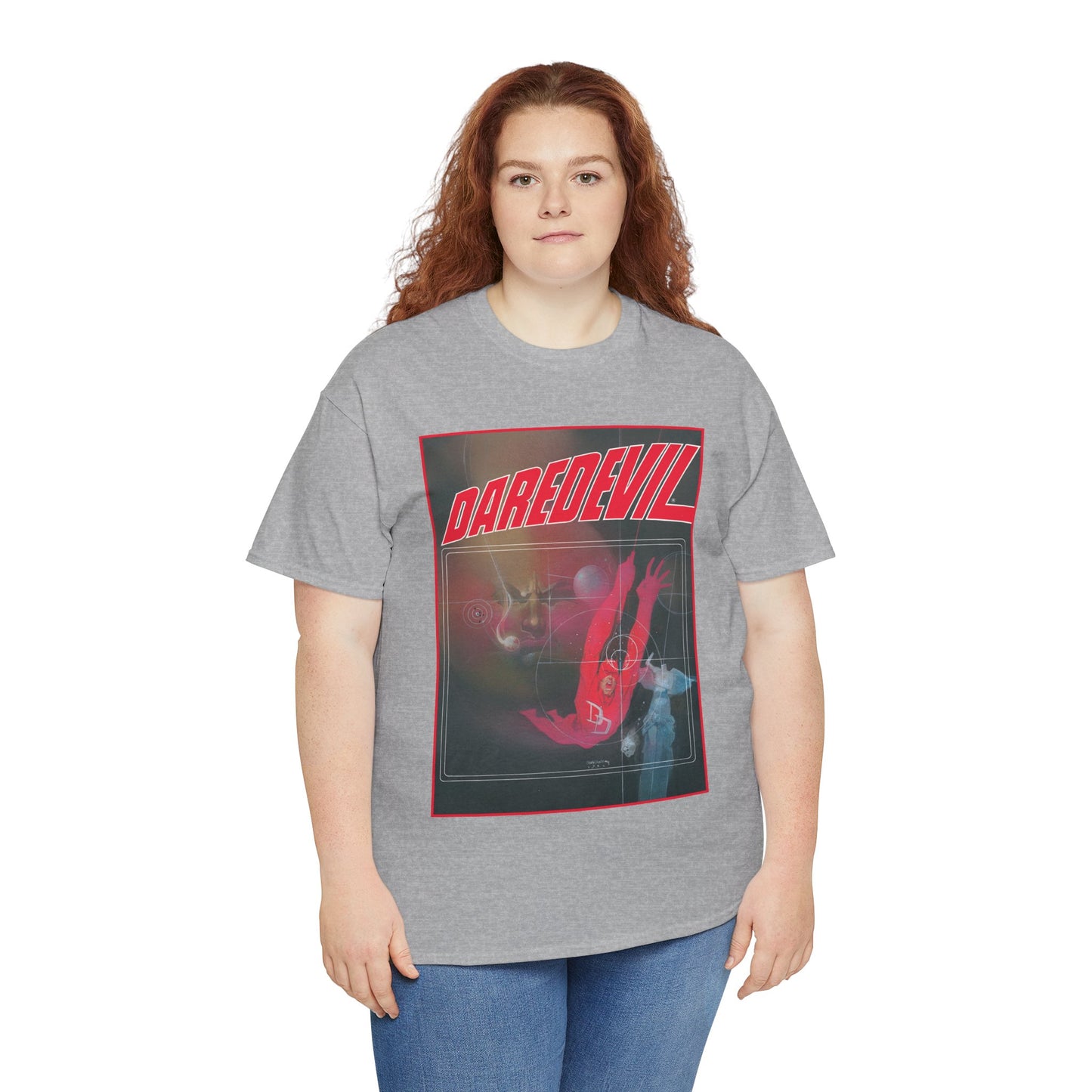 Daredevil T-Shirt - Bill Sienkiewicz Art - Marvel Graphic Novel Love & War - Vs Kingpin - Frank Miller Story