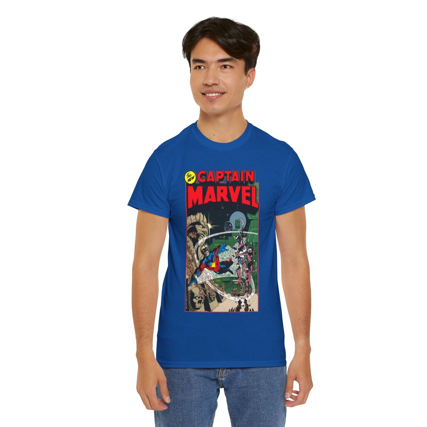 Captain Marvel T-Shirt - Frank Miller Art - Spotlight #8 Cover Art - Marvel Comics