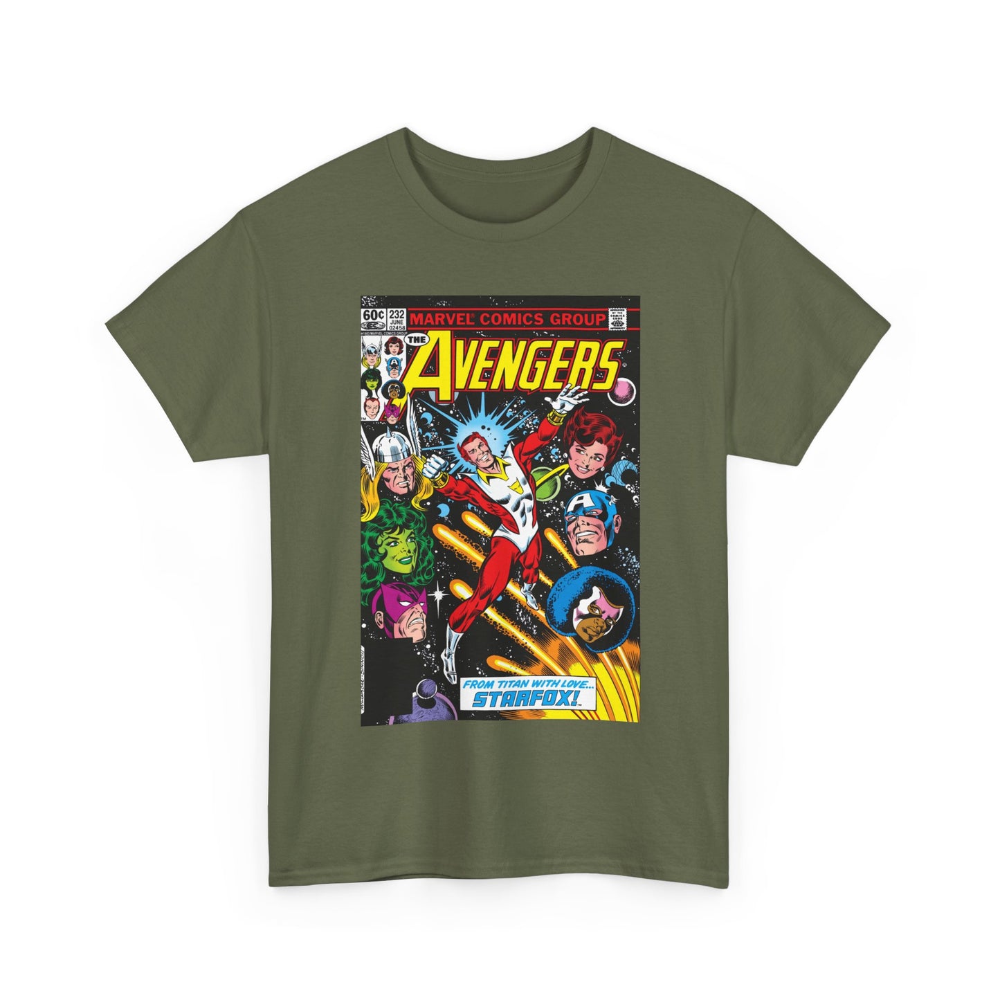 Avengers #232 T-Shirt - Starfox Appearance - Marvel Comics