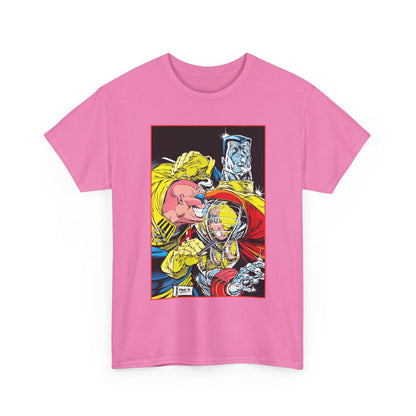 Strong Guy & Colossus T-Shirt - Dale Keown Art - Uncanny X-Men Annual Poster - Marvel Comics
