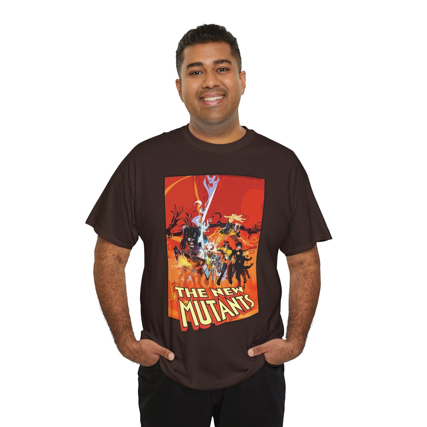 New Mutants T-Shirt - Bill Sienkiewicz Art - Marvel Comics - Magik, Warlock, Cannonball, Wolsbane, Sunspot