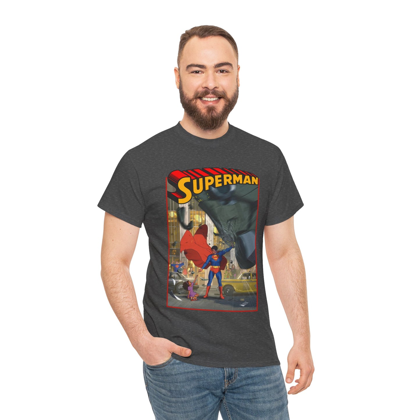 Superman T-Shirt - Taurin Clarke Art - Man of Steel, Metropolis - DC Comics