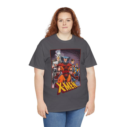 X-Men T-Shirt - While Portacio Art - Wolverine, Cyclops, Storm, Cable, Havok - Marvel Comics