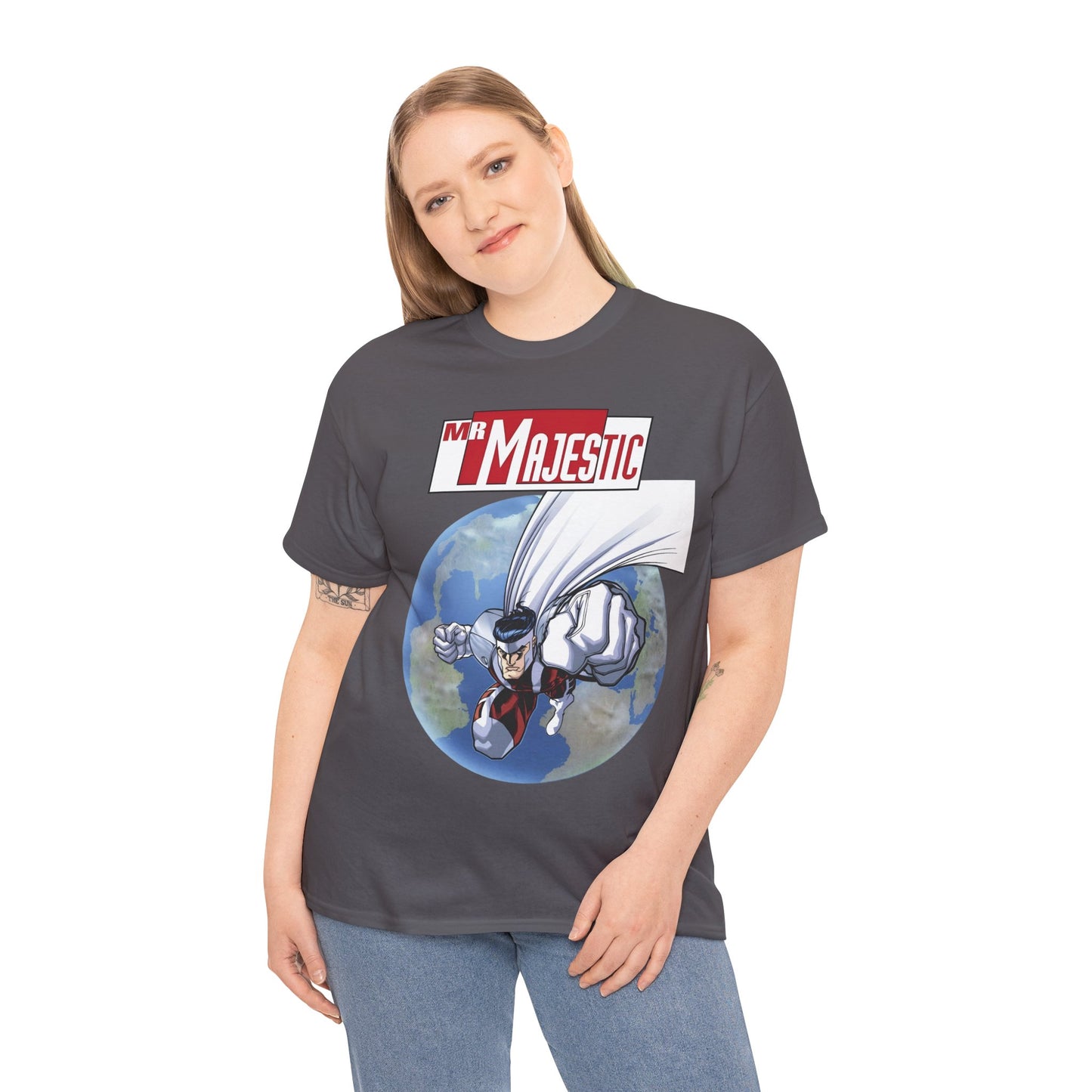 Mr. Majestic T-Shirt - Ed McGuiness Variant Cover Art - DC/Wildstorm Comics