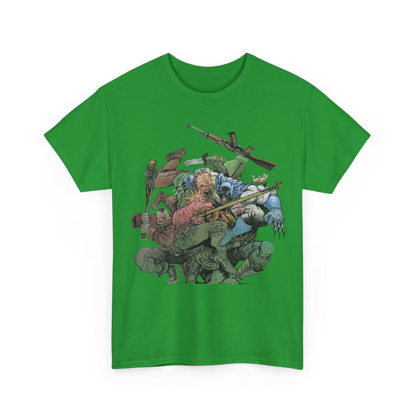 Batman T-Shirt - Daniel Warren Johnson Art - Vs The Mutant Gang from Frank Miller's The Dark Knight Returns - DC Comics