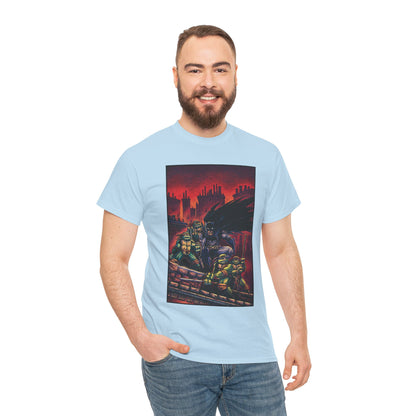 Batman & Teenage Mutant Ninja Turtles T-Shirt - Kevin Eastman Art - TNMT - DC Comics