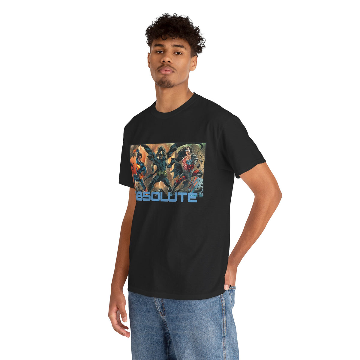 Absolute Trinity T-Shirt - Bryan Hitch Art - Batman, Superman, Wonder Woman - DC Comics