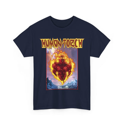 Human Torch T-Shirt - Howard Porter Art - Marvel Comics
