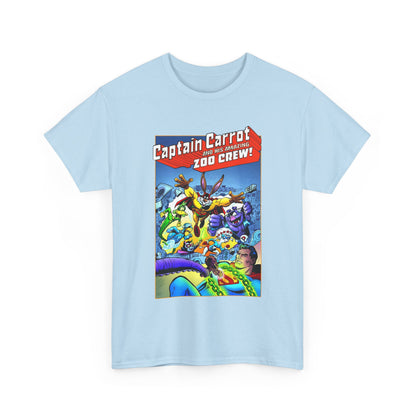 Captain Carrot & Zoo Crew T-Shirt - DC Comics Bronze Age Funny Animals, Superman Guest Star - 1980s