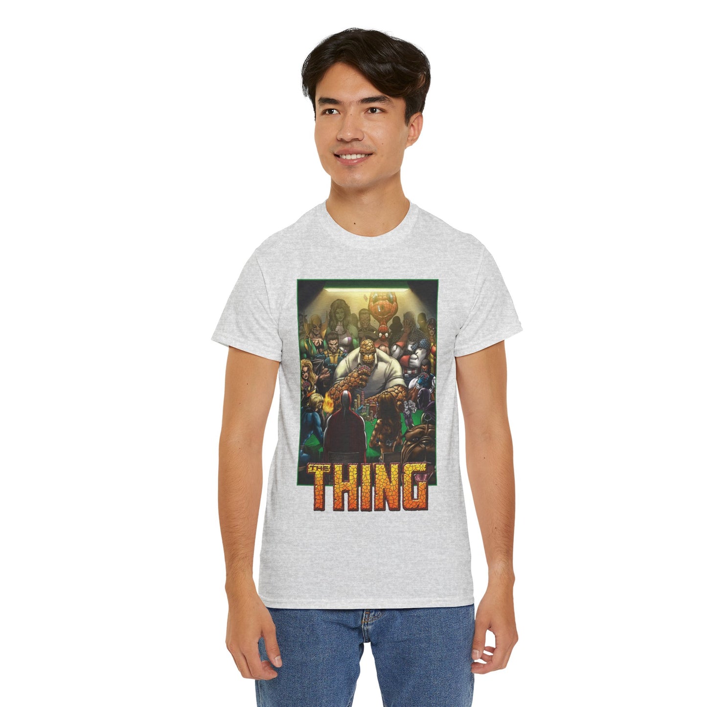 The Thing T-Shirt - Andrea DI Vito Art - Fantastic Four Member, Ben Grimm - Marvel Comics