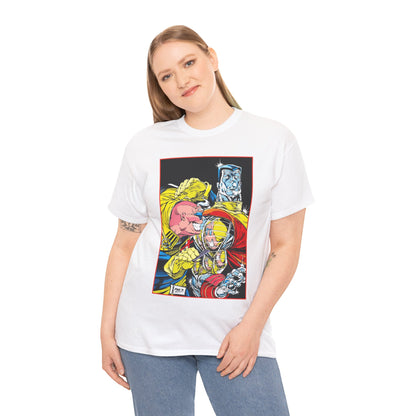 Strong Guy & Colossus T-Shirt - Dale Keown Art - Uncanny X-Men Annual Poster - Marvel Comics