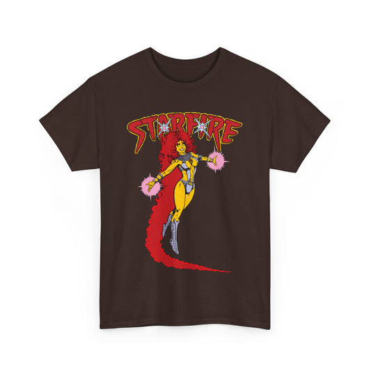 Starfire T-Shirt - George Perez Art - Popular New Teen Titans Character - DC Comics - Tamaran Princess