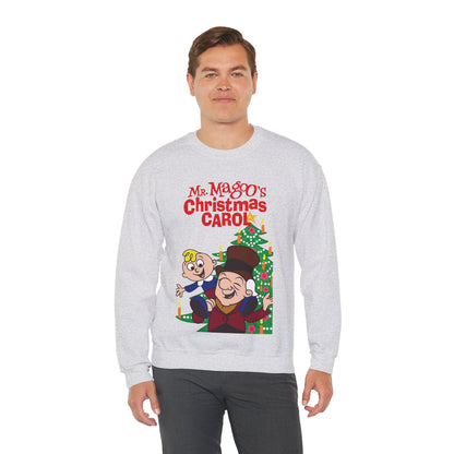 Mr. Magoo's A Christmas Carol Heavy Blend Crewneck Sweatshirt - Festive Holiday Cartoon Special