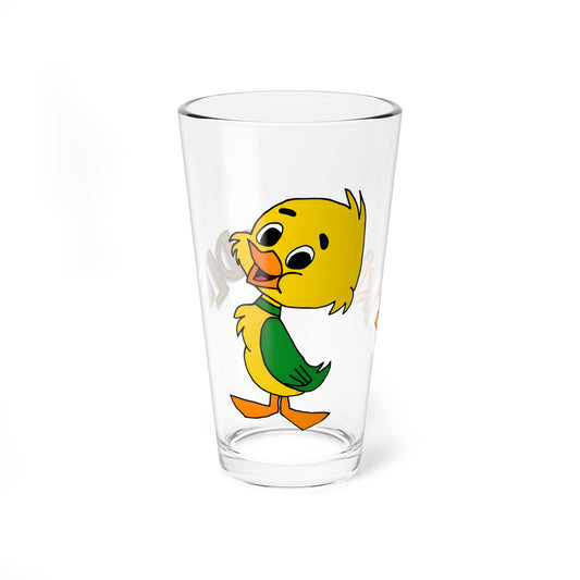 Yakky Doodle Pint Glass, 16oz - Beloved Hanna-Barbera Cartoon Character from the 1960s  - Yogi Bear Show Regular