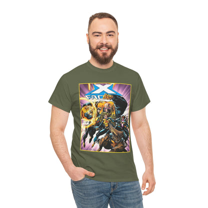 X-Factor T-Shirt -  Larry Stroman Art - Polaris, Havok, Strong Guy, Jamie Madrox - X-Men Spin-Off - Mutant Heroes - Marvel Comics
