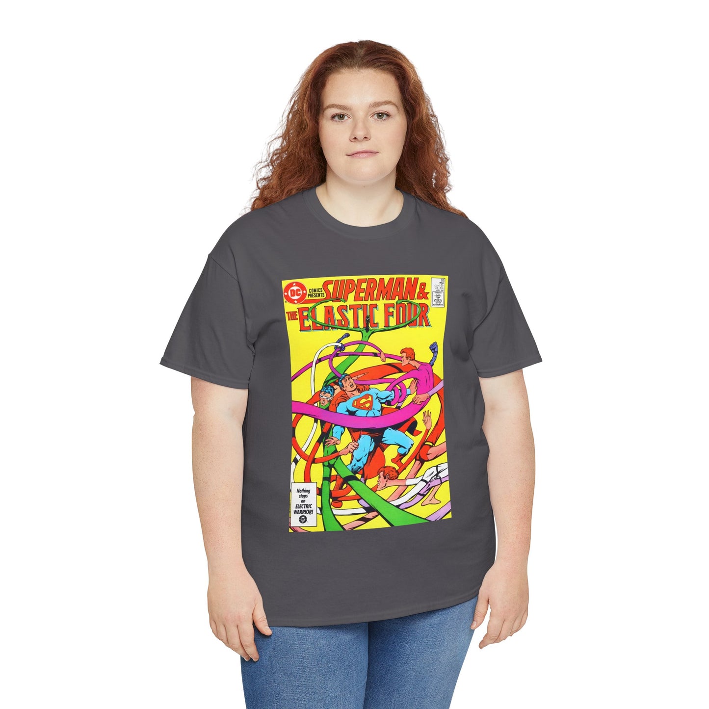 DC Comics Presents #93 T-Shirt - Superman, Plastic Man, Elongated Man, Jimmy Olsen - DC Comics