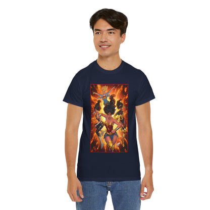 Wonder Woman & the Wonder Girls T-Shirt - David Nakayama Art - Donna Troy, Cassie Sandsmark, Yara Flor - #17 Variant Cover Art - DC Comics