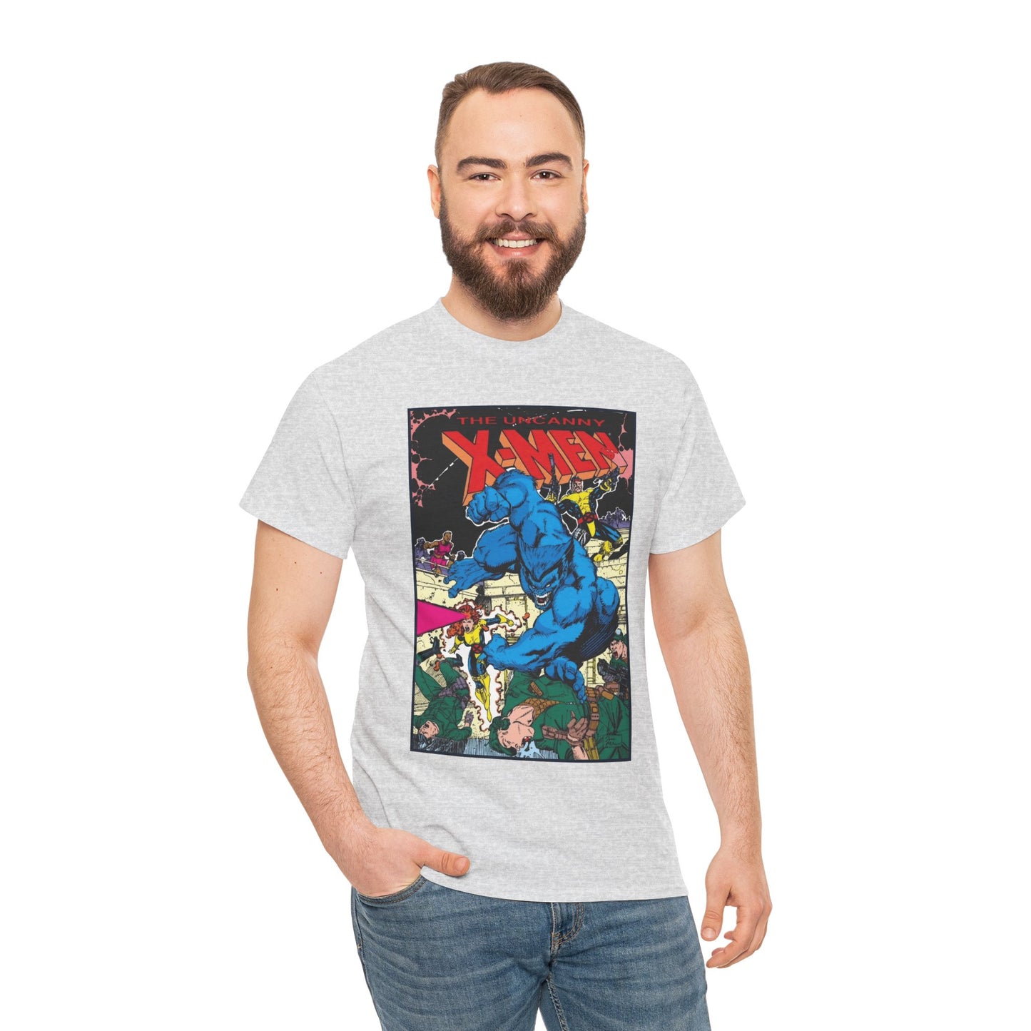Uncanny X-Men T-Shirt - Jim Lee Art - Beast, Forge - Marvel Comics