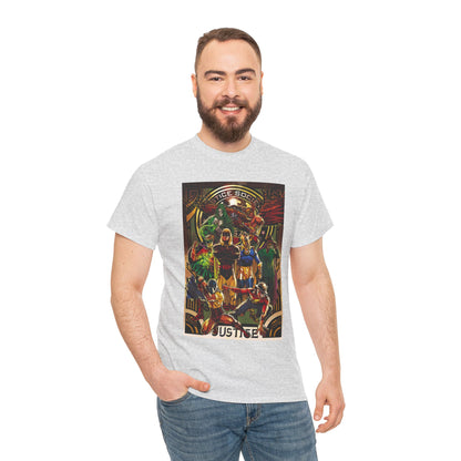 Justice Society T-Shirt - Tony Harris Art - Hawkman, Hourman, Dr Fate, Spectre, Sandman, Green Lantern, Atom, Flash - JSA - DC Comics